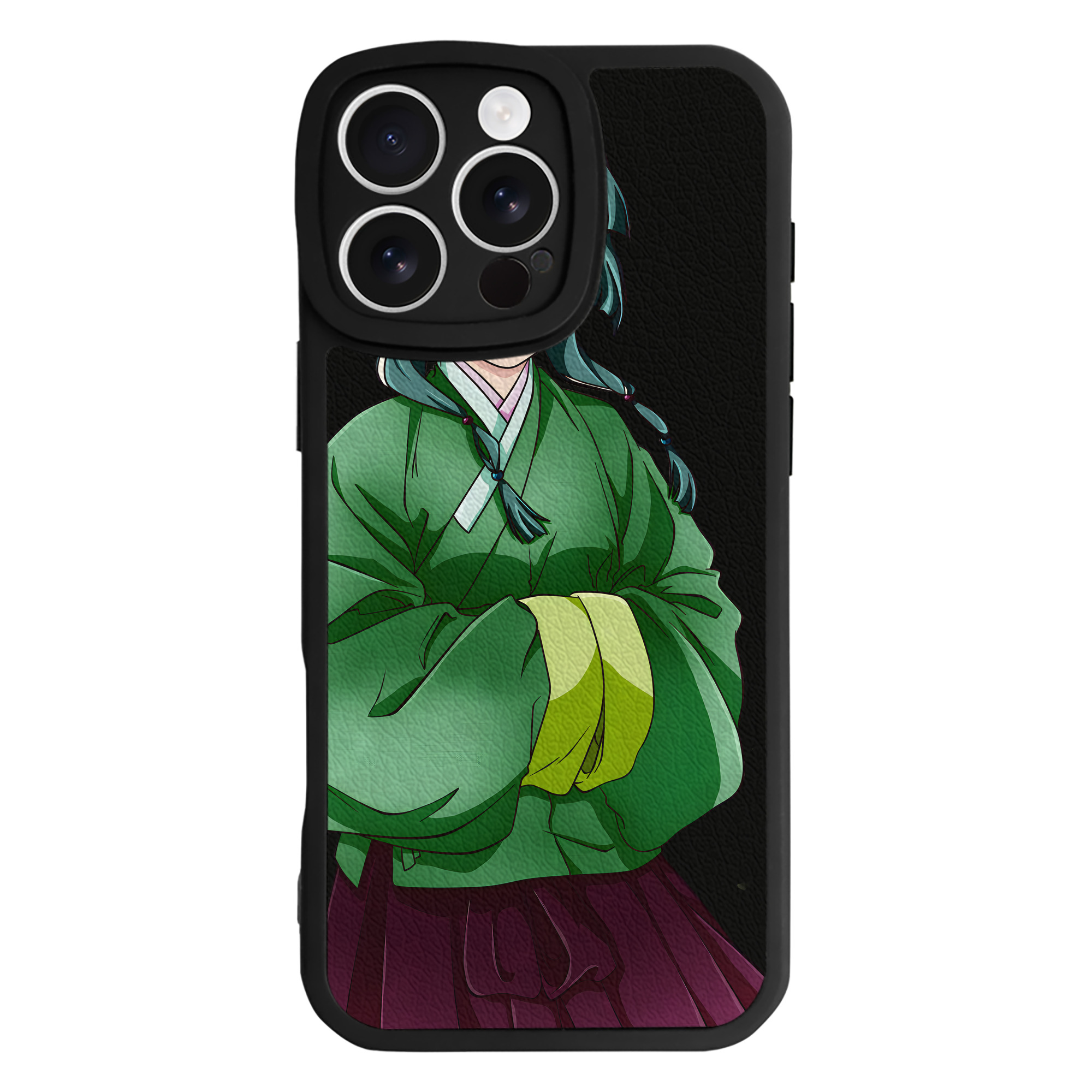 （画像用） 薬屋のひとりごと The Apothecary Diaries 【iPhone 16シリーズ対応】シリコンスマホケース（レザー調） 材質：シリコン